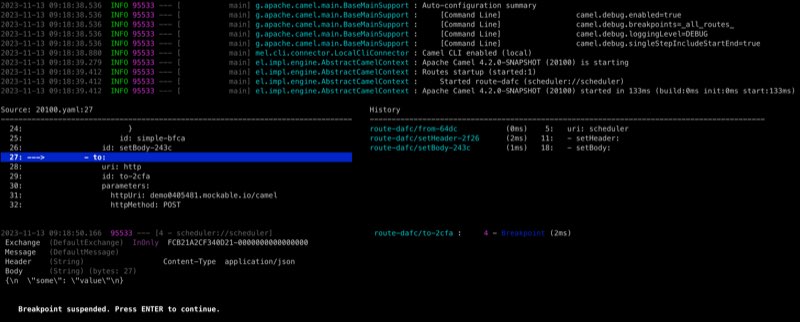Camel Debug